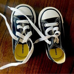 Converse Kids Black and White Sneakers